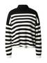 Gestreifter Pullover mit Rollkragen image