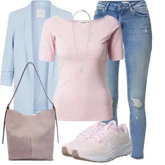 Outfit mit Rosa gesundheitsschuh/Sneaker Low/Sommer Sneaker Nike "Mega schöneFrühlings Outfits"