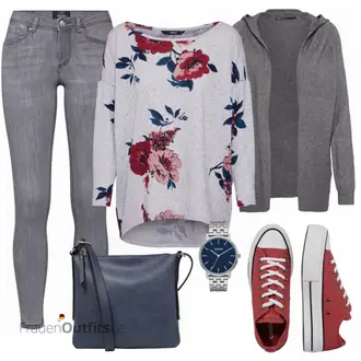 Party Outfits mit Grau VERO MODA "Lovely"