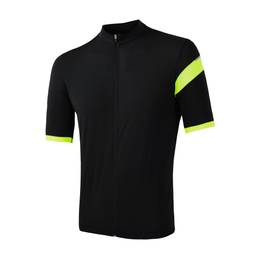 Men's Jersey Cyklo Classic Black/Neon Yellow