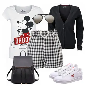 Outfit mit Grau Sneaker Jack & Jones "Adidas"