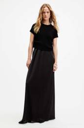 Obleka in pulover HAYES DRESS rna barva, W125DA