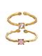 LILY AND ROSE Ringe Ada gold