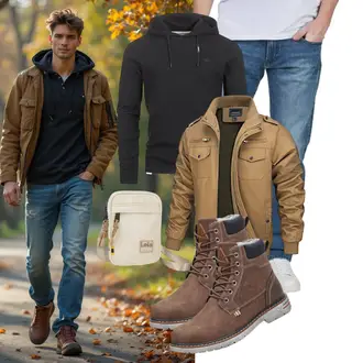 Laufen Winter Outfit mit Dunkelbraun/Braun/Khaki/Grau/Dunkelgrün Winter Stiefel/Schnürstiefel/Herren Lederschuhe/Wasserfester Schuh/Sicherheitsschuh/Winter Stiefelette/Wasserdichter Stiefel/Gefütterte Stiefelette/Klassischer Stiefel Mishansha "Freizeit Outfit"Look: Wandern, Arbeits, Trekking, Apres ski, Laufen, Skating