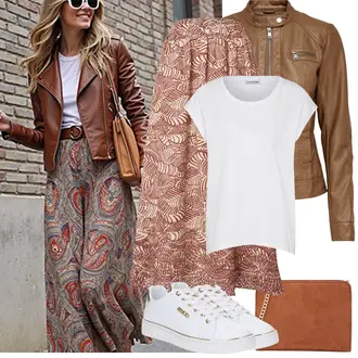 Elegantan, Sportski Ljeto Outfit sa Svjetlozelena/Kaki/Tamnozelena/Bež/Zeleno/Bijela Tenisica s platformom/Tenisice s patentnim zatvaračem sa strane/Ljetna tenisica/Vintage tenisica/Kožna tenisica/Tanka tenisica/Rupičasta tenisica/Niska Tenisica/Platnena tenisica Guess "Proljetni Outfit"Look: Boja, Ležerno, Sportski