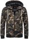 Navahoo Herren Winter Jacke leichte sportliche Jacke robust wasserabweisend Winddicht B623 [B623-Hunter-Camo-Gr.M]