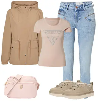 outfit mit Guess "Udarna obleka za pomlad"