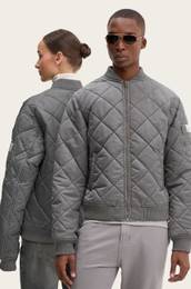Bomber jakna siva barva, M4BL51 WFA20