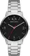 ARMANI EXCHANGE Uhr schwarz / silber