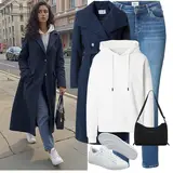 Béžové a Bílé Tenisky Outfity image