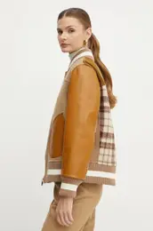 Bomber jakna enska, rjava barva, 2425086016600