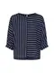 NEW LOOK Bluse im Streifenlook blau