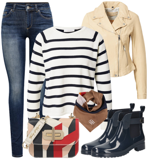 Vintage Outfits mit Schwarz Jeans Only "Schickes Herbst Outfit"
