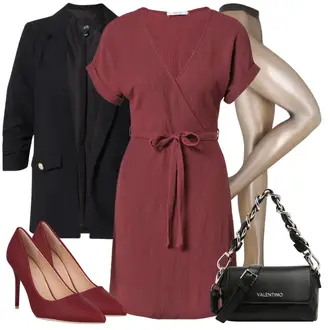 Party Outfits mit Rot Kleid Große Größe About You "Perfekt für die Party"