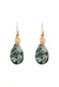 Gemshine Ohrringe gold / tanne / pastellgrn