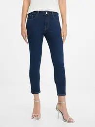 Blue women's skinny fit jeans - Women's