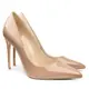 COLETER Damen-Pumps, 10,2 cm, spitzer Zehenbereich, Hochzeitskleid, Schlupfschuhe, Stiletto-Pumps, Hautfarben, 38 EU