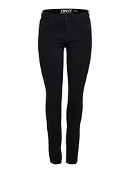 ONLY Damen Jeans, Farbe:Schwarz, Jeans/Hosen Neu:M / 34L