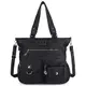 Angel Kiss Handtasche Damen Schultertasche Multifunktionale Umhängetaschen Gewaschenes Veganes Leder Wasserdicht mit Reißver Schlusstaschen