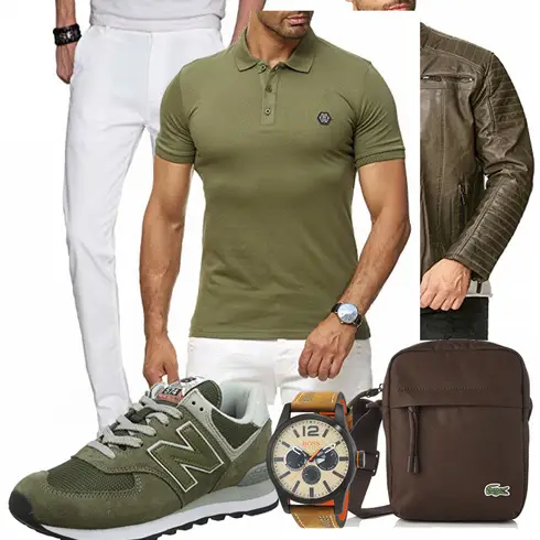 Grün Schuh New Balance kombinieren