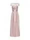 Chi Chi London Cocktailkleid mit Spitze rosa