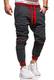 Ombre-Eight Herren Jogginghose Trainingshose Sporthose T-411 [Dunkelgrau, M]