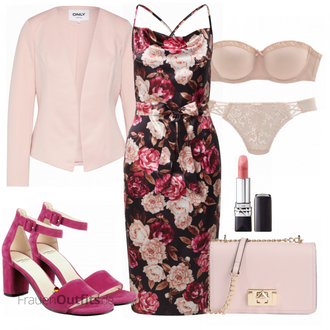 Outfit mit Braun/Beige/Rosa Bikini große größe Lascana "Stylische Kombination für den Frühling"