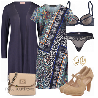 Outfit mit Grau Kleid Große Größe Betty Barclay "Stylischer Bürolook"