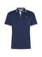 JACK & JONES Poloshirt dunkelblau / wei