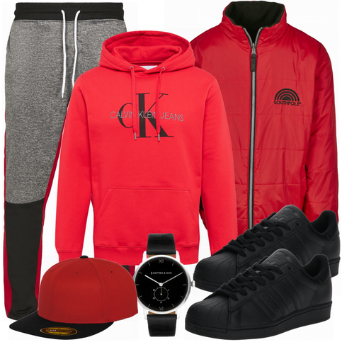 Schwarz Schuh Sneaker/Leder Sneaker Adidas Originals kombinieren