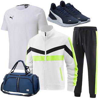 Mit Trennfächern Outfit mit Blau WindTook "Sport outfit"