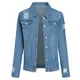 YYNUDA Jeans Jacke Damen 708