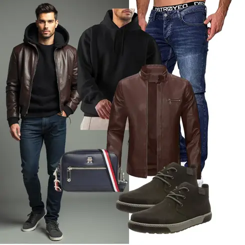 Dunkelblau/Schwarz/Weiß/Rot/Dunkelrot SchulterTasche/GürtelTasche/Schulranzen/MannsTasche/SchulterTasche/Kleine Tasche/UmhängeTasche Tommy Hilfiger kombinieren