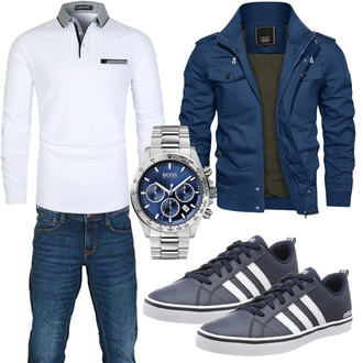 Outfit mit Grau/Fliederfarben LIUPMWE "Freizeit Outfit"
