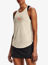 Women's Run Trail Tank Top-BRN M
