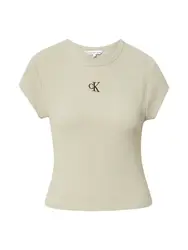 Calvin Klein Jeans T-Shirt schwarz / weiß / wollweiß