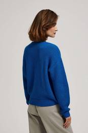 Sweater with a round neckline