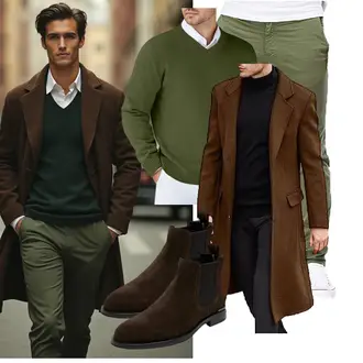 Business Outfits Leger mit COOFANDY "Business Outfit"Look: Classic, Leger, Zuhause, Stil