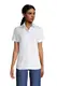 Supima Bügelfrei-Bluse, kurze Ärmel, Damen, Größe: M Normal, Weiß, Baumwolle, by Lands'''' End, Weiß