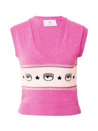 Svetr 'MAGLIERIA' béžová / pink / černá