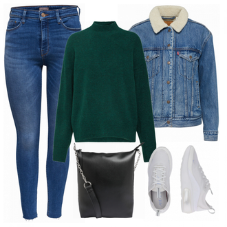 Cord Outfit mit Jacke/Mantel/Jeansjacke levi's "Sport Look"