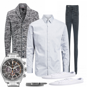 Outfit mit Weiß Sneaker Puma "Lover"