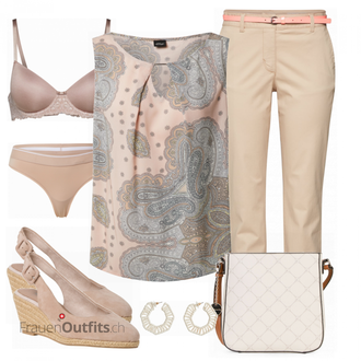 Outfit mit Beige Bh Calida "Frühlings Outfit"
