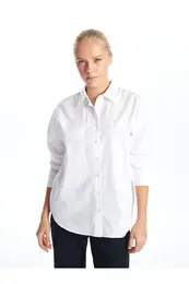Lcwk Plain Long Sleeve Women's Shirt
