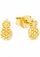 S.Oliver RED LABEL Paar Ohrstecker Ananas, 2019944 gold