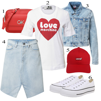 outfit mit Converse "Poletna oblačila"