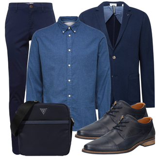Business Outfits mit Schwarz Anzug Tom Tailor "Business Look"