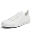 VULCAZ® Classic Low Nachhaltige Sneaker Herren aus Bio-Baumwolle   Vegane & besonders Atmungsaktive Herren-Schuhe mit Innensohle aus Kork-Latex   Off White   Größe 43