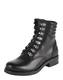 BULLBOXER Schnürstiefel aus Leder schwarz