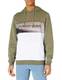 JACK & JONES Male Hoodie Logo Kängurutasche MDeep Lichen Green